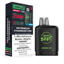 Flavour Beast LevelX Boost Pod G2 25K Watermelon Strawberry Kiwi 20mg (Provincial)