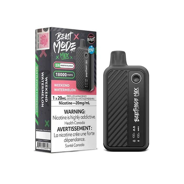 Flavour Beast Mode Max 18k Weekend Watermelon 20mg disposable (Provincial)
