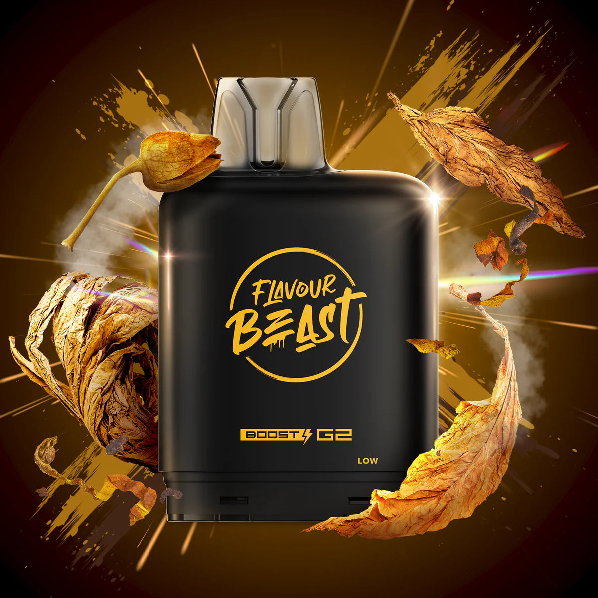 Flavour Beast Level X G2 Ultra Good Ol' Golden Tobacco 50k Puffs Pod (Provincial)