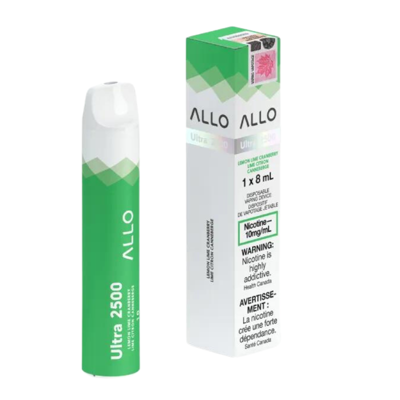 Allo Ultra 2500 Lemon Lime Cranberry 20mg/ml disposable (Provincial)