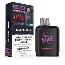 Flavour Beast LevelX Boost Pod G2 25K Tangy Berries Iced 20mg (Provincial)