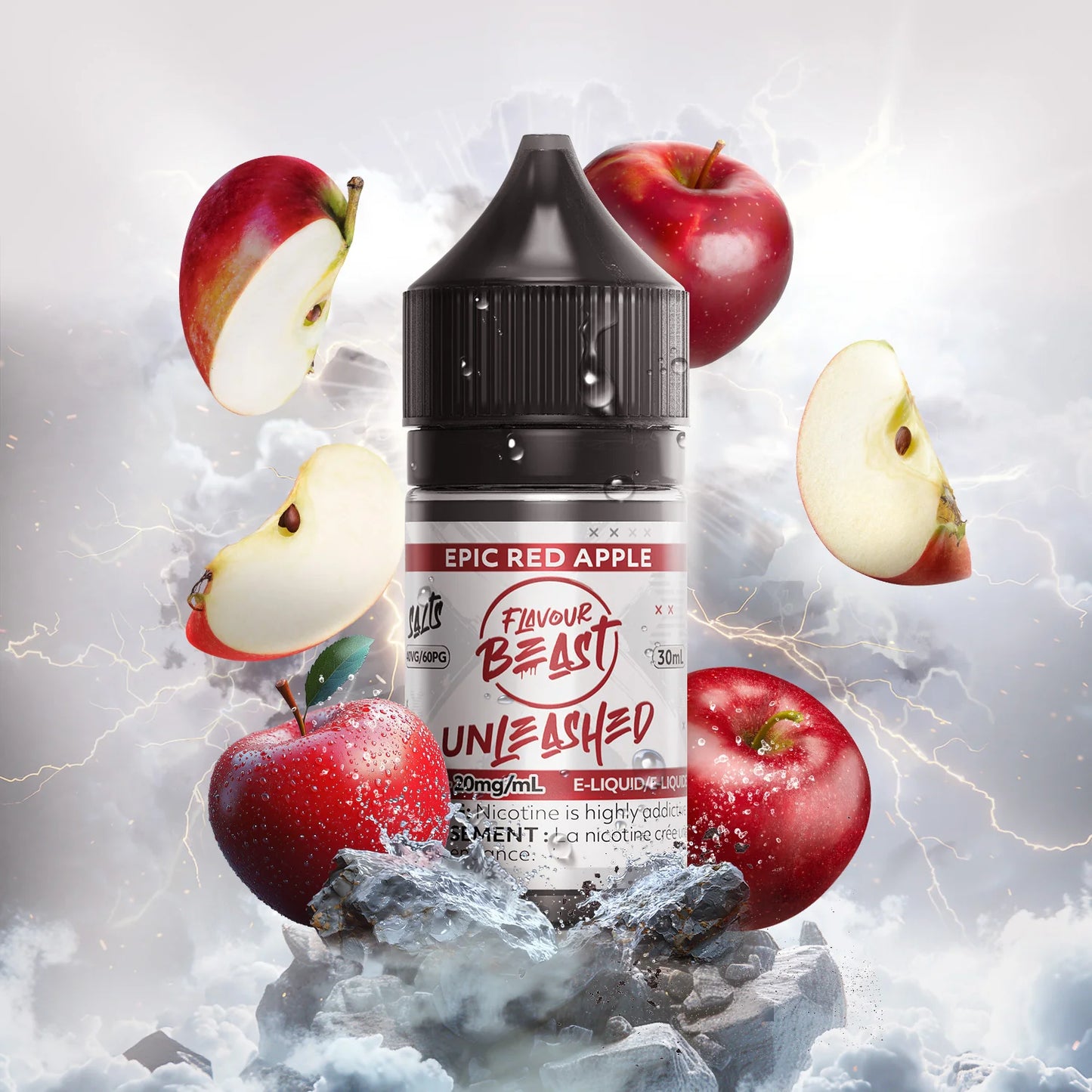 Flavour Beast E-liquid Unleashed Epic Red Apple 20mg/30ml (Provincial)