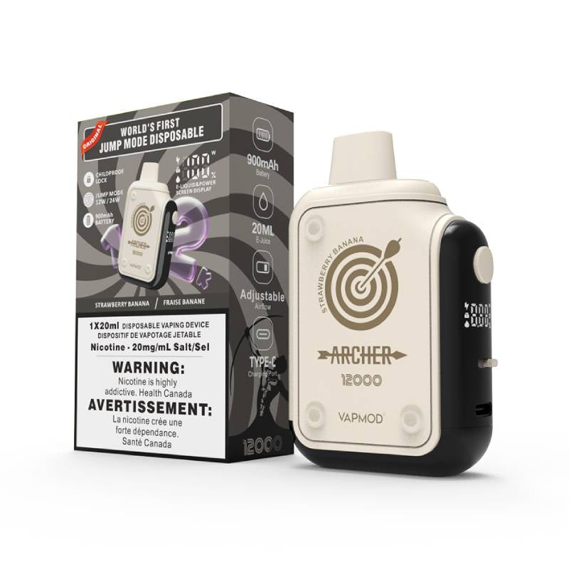 Archer 12000 Strawberry Banana 20mg disposable (Provincial)