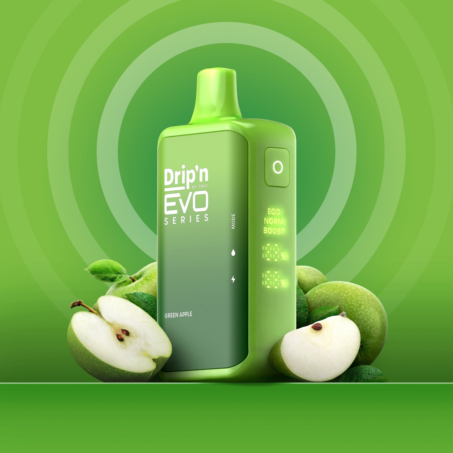 Drip’n 28K Puff Green Apple 20mg/mL disposable (Provincial)