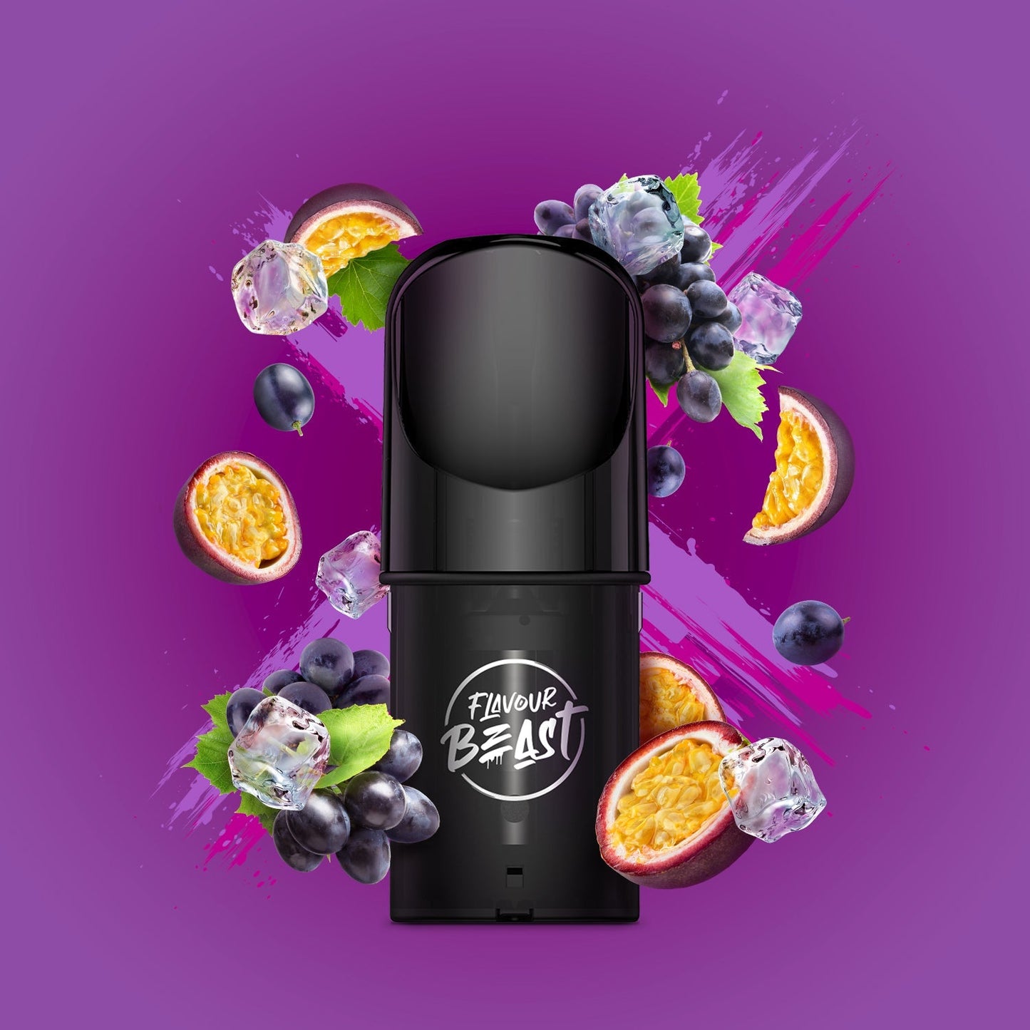 Flavour Beast Groovy Grape Passionfruit Pod 20mg (Provincial)