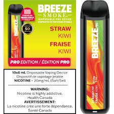 Breeze Pro Synthetic 50 2000 Straw Kiwi 20mg/mL disposable(Provincial)