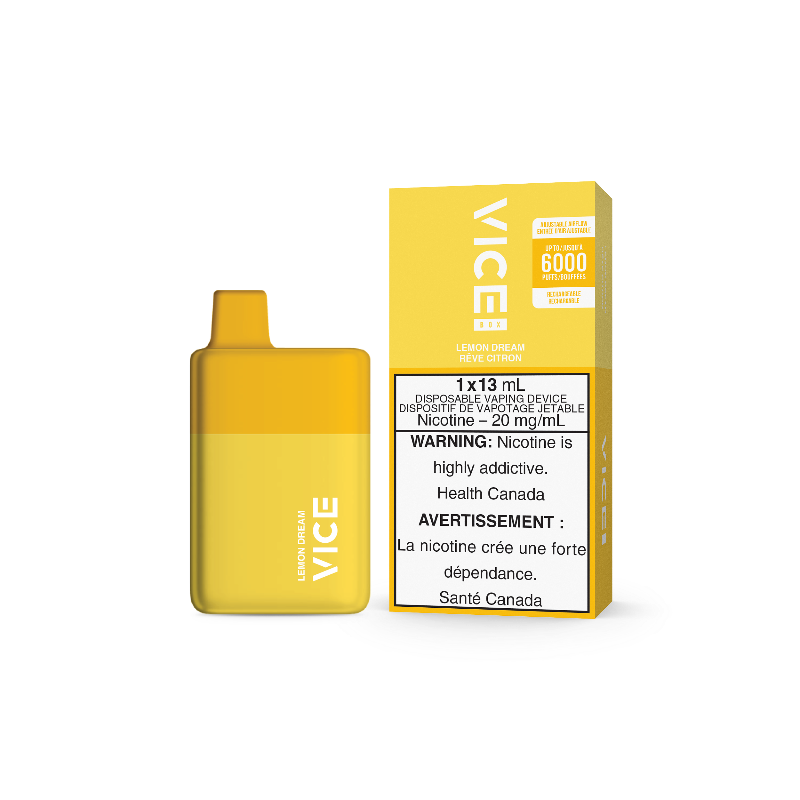 Vice Box 6000 Lemon Dream 20mg/mL disposable ( Provincial)