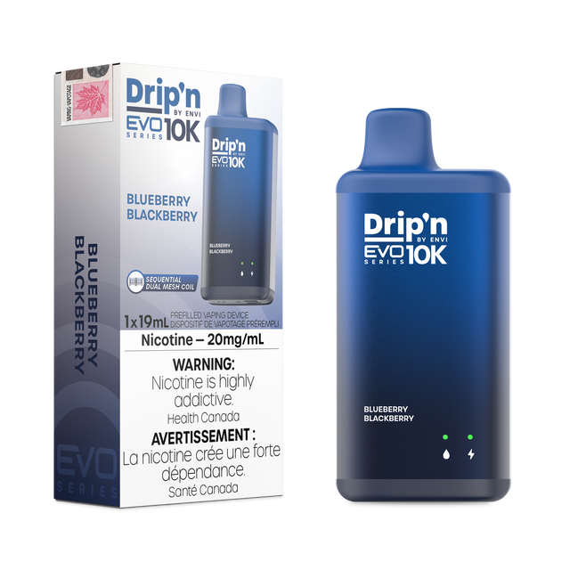 Drip’n EVO 10K Blueberry Blackberry 20mg/mL disposable (Provincial)