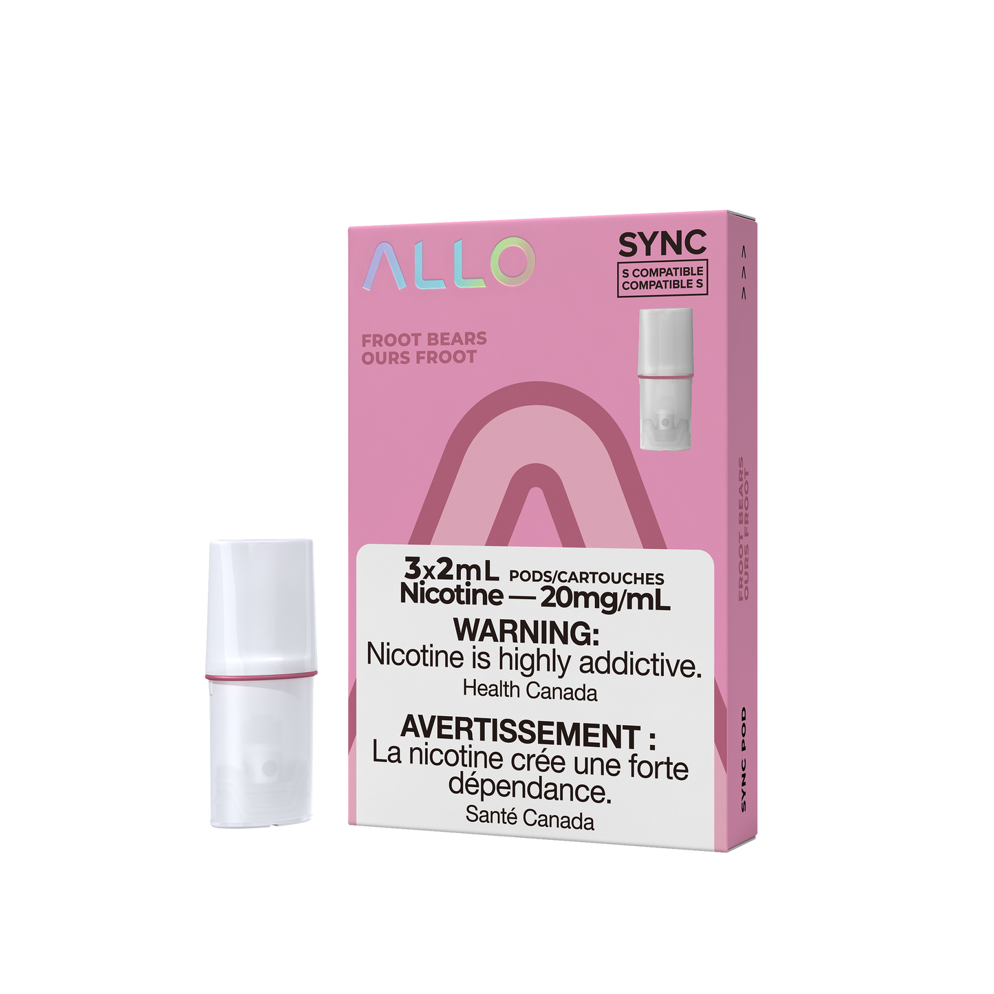 Allo Sync Froot B 20mg Pods (Provincial)