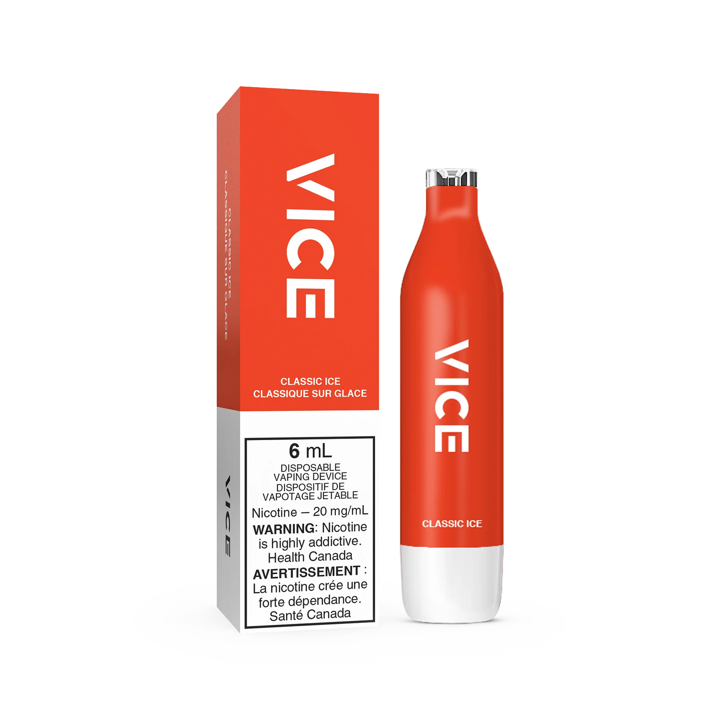 Vice 2500 Classic Ice 20mg/mL disposable (Provincial)