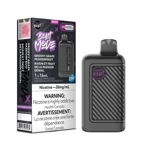 Flavour beast mode 8K Groovy Grape Passionfruit 20mg (Provincial)
