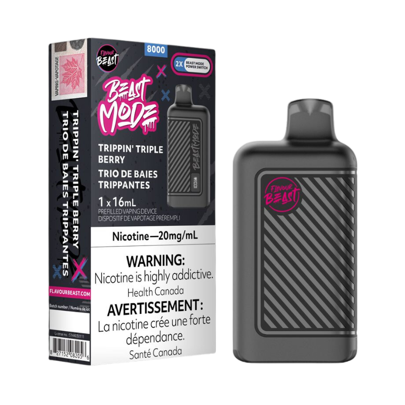 Flavour Beast Mode 8K Trippin’ Tripple Berry 20mg (Provincial)