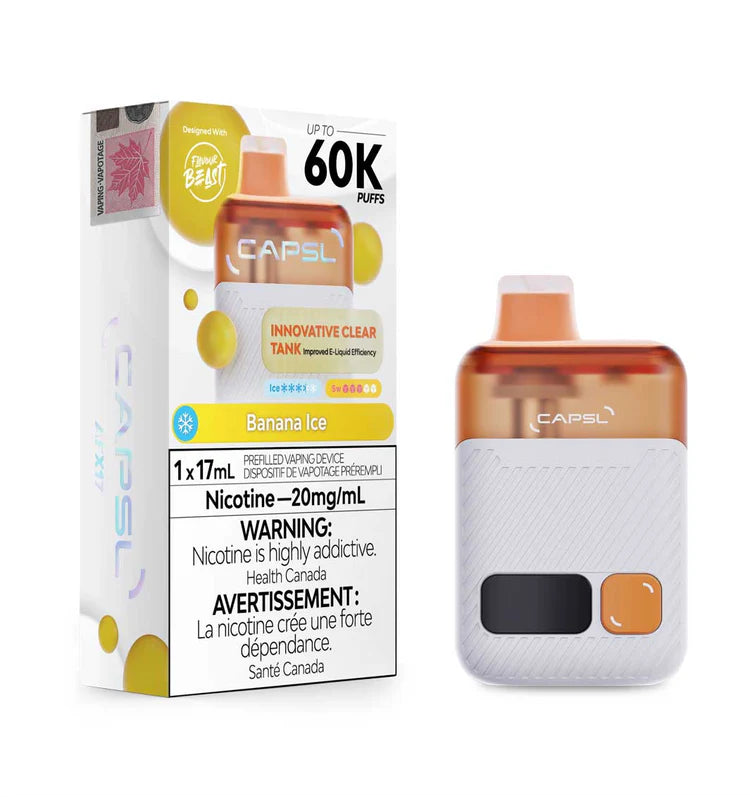 Capsl 60k Banana Ice 20mg/ml Disposable (Provincial)