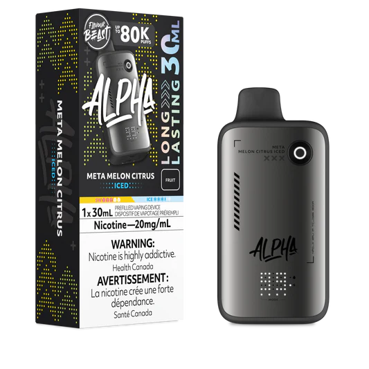 Flavour Beast Alpha 80k Meta Melon Citrus Iced 20mg/30mL Disposable (Provincial)