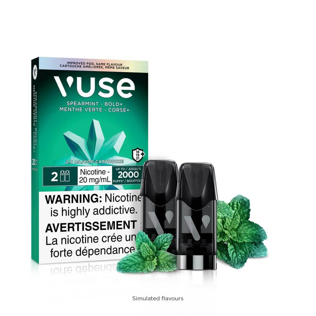 Vuse ePod Spearmint Bold+ 20mg X2 (Provincial Tax)