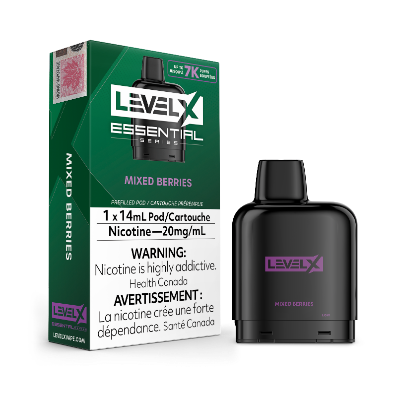 LevelX Pod Essential Series 7k Mixed Berries (provincial)