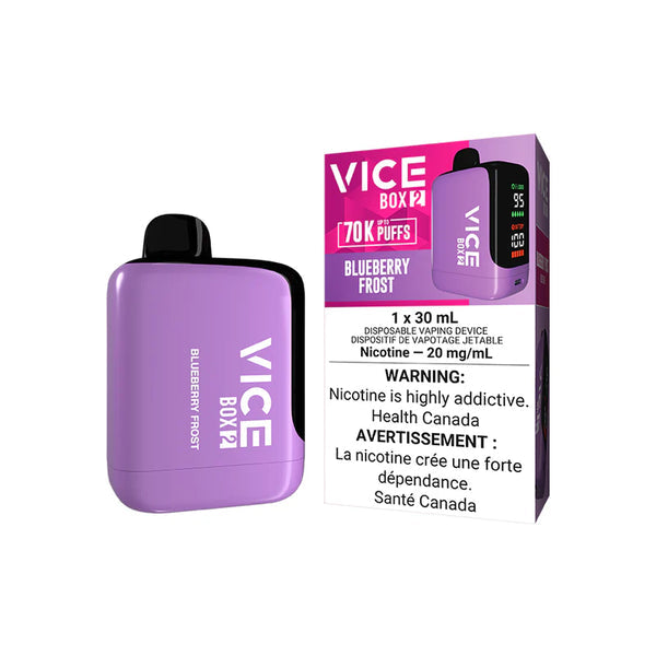 Vice Box 2 Blueberry Frost 70k puff 20mg/mL disposable (Provincial )