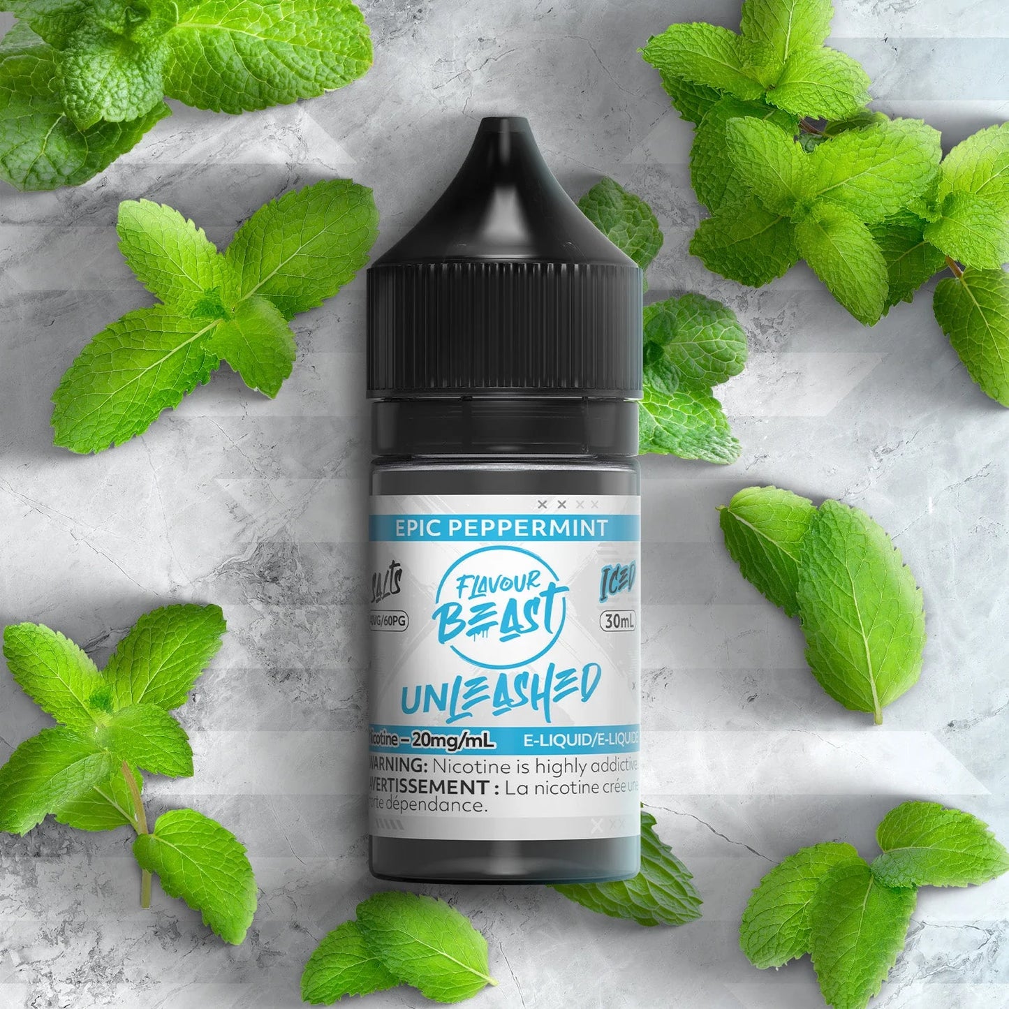 Flavour Beast E-liquid Unleashed Epic Peppermint Iced 20mg/30ml (Provincial)