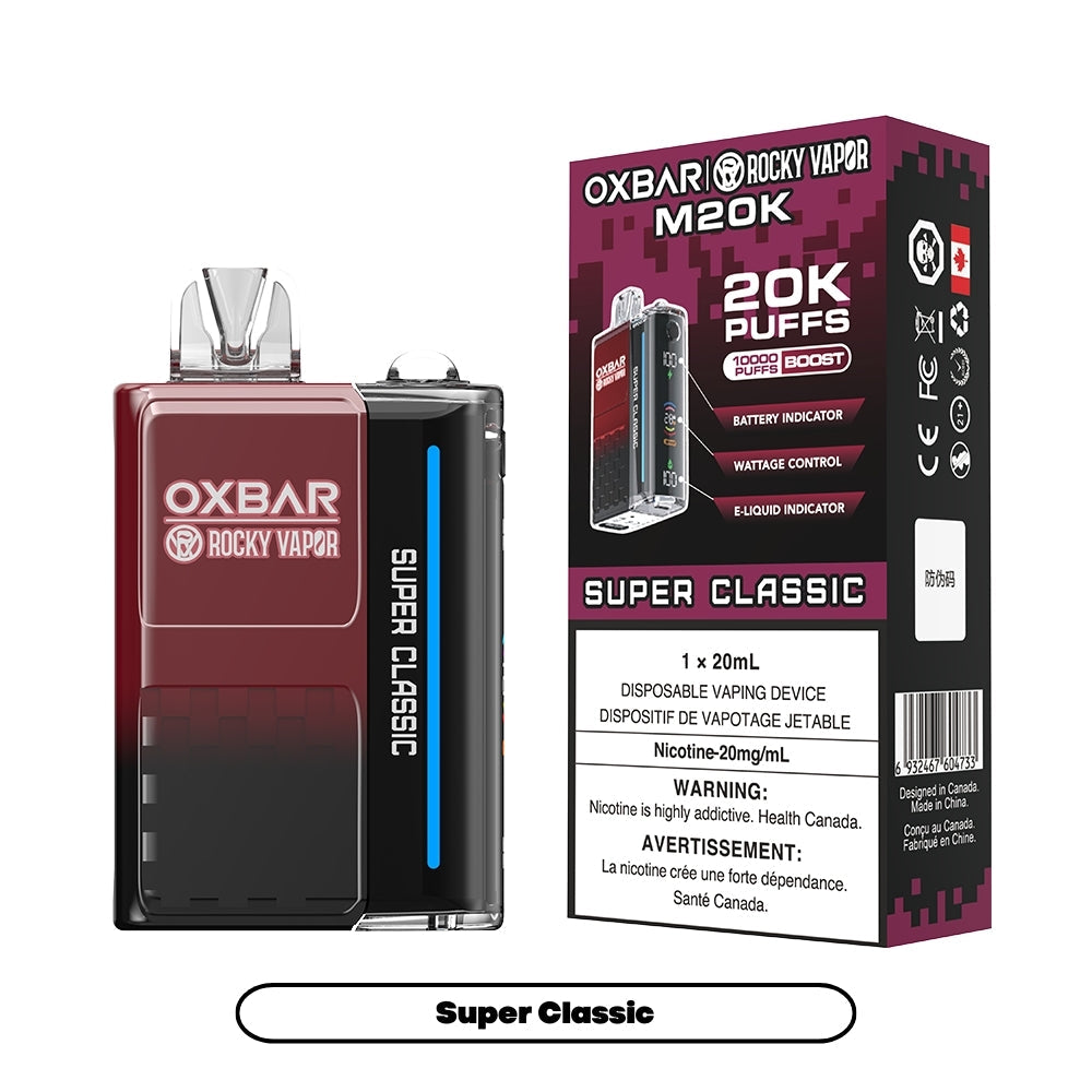 Oxbar M20K Super Classic 20mg Disposable (Provincial) {5A}