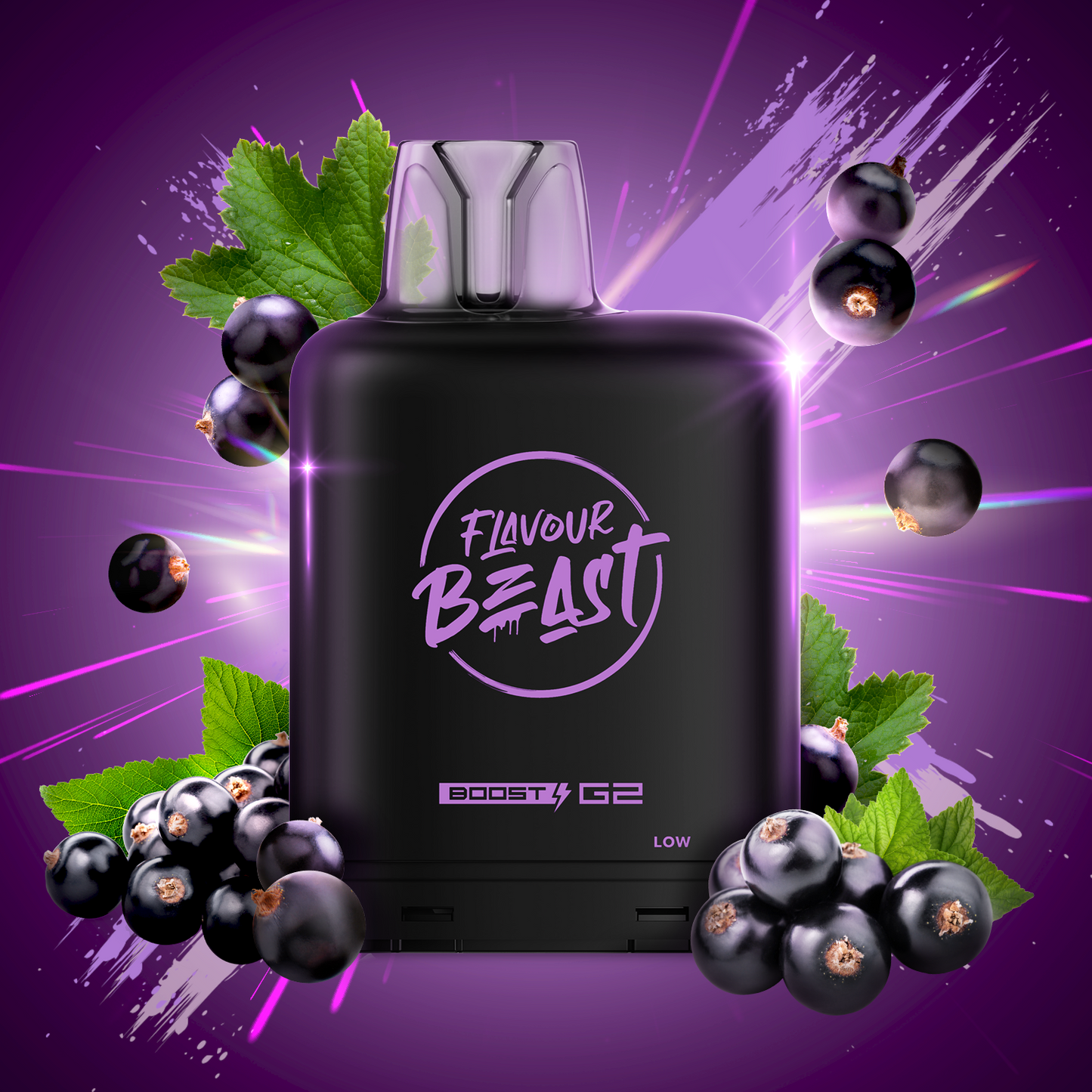 Flavour Beast LevelX Boost Pod G2 25K Bumpin' Blackcurrant 20mg (Provincial)