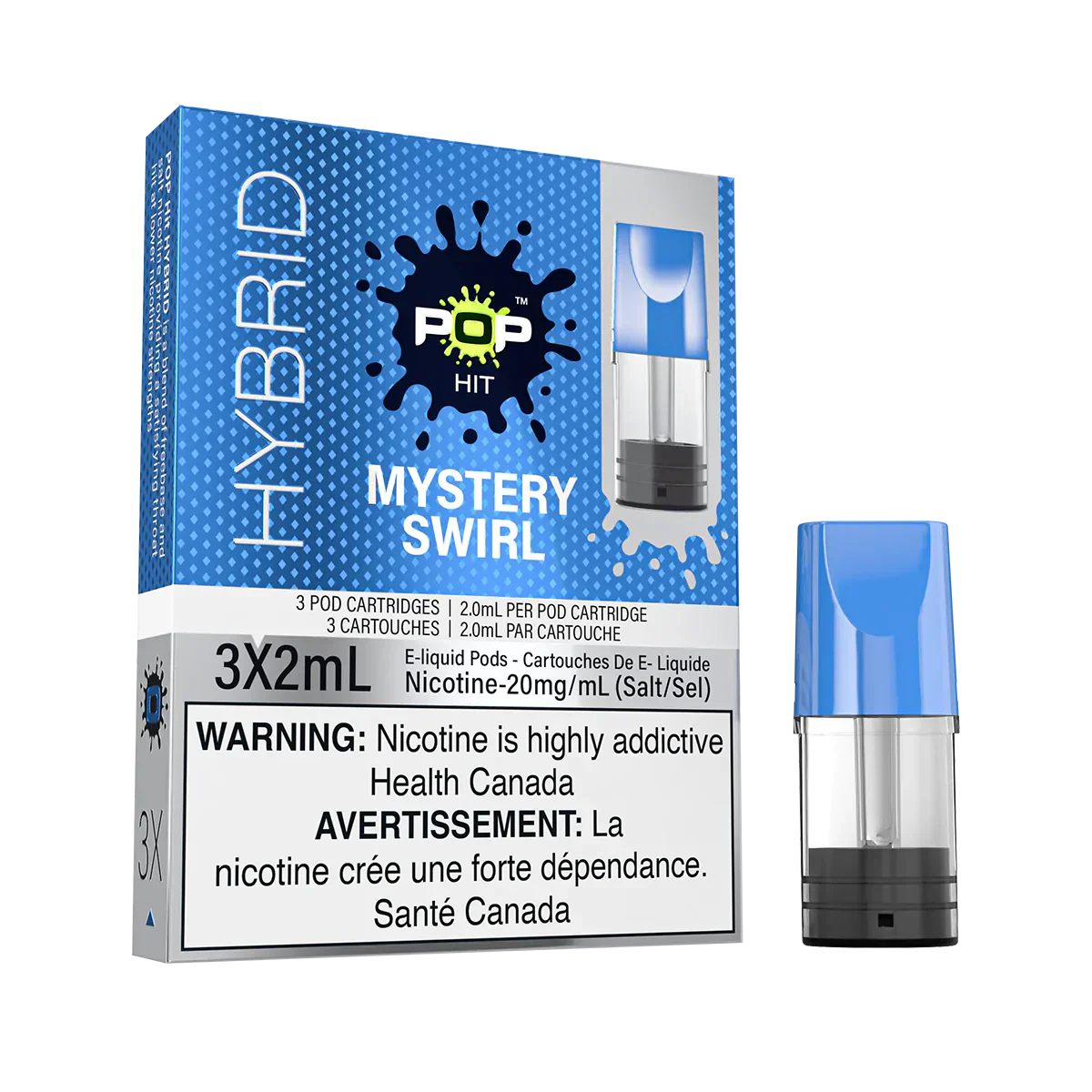 Pop Hit Mystery Swirl Pods 20mg (Provincial)