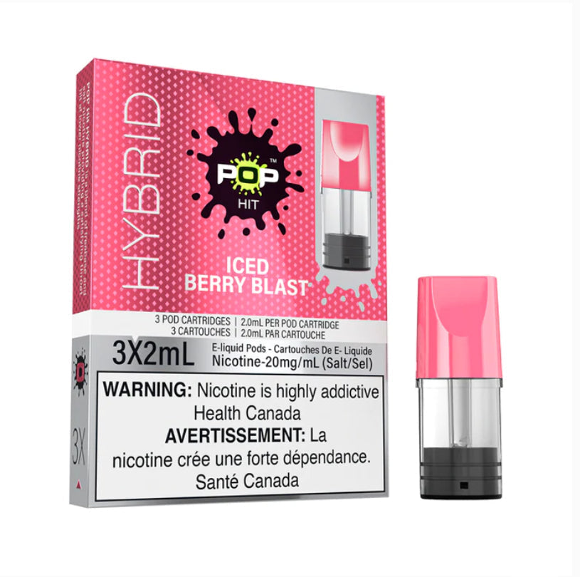 Pop Hit Iced Berry Blast Pods 20mg (Provincial)