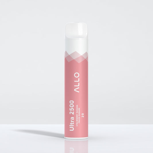 Allo Ultra 2500 Strawberry Banana 20mg Disposable (Provincial)