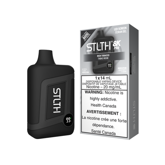 Stlth 8KPro Rich Tobacco 20mg disposable (Provincial)