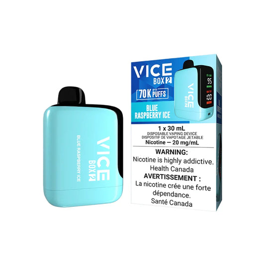 Vice Box 2 Blue Raspberry Ice 70k puff 20mg/mL disposable (Provincial )