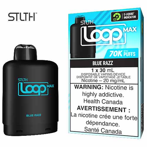 Stlth Loop Pod 70K Blue Razz 20mg - 30ml (Provincial)