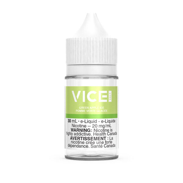 Vice Salt E-Liquid Green Apple Ice 20mg - 30ml (Provincial)