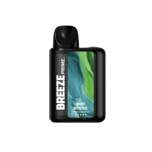 Breeze Prime Synthetic 50 Mint 6000 puff 20mg/mL disposable (Provincial)
