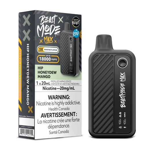 Flavour Beast Mode Max 18k Hip Honeydew Mango Iced  20mg disposable (Provincial)