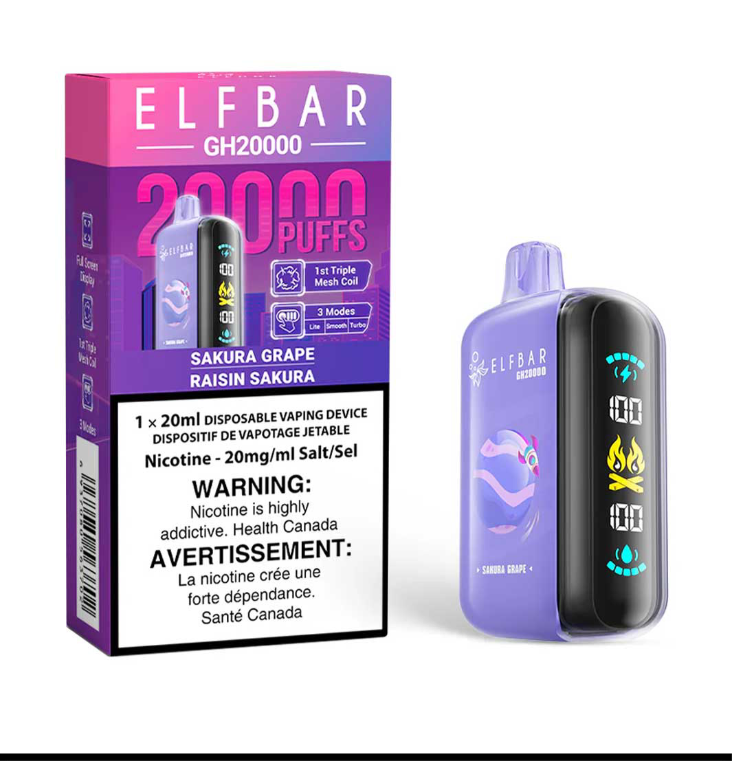 Elf Bar GH20K Sakura Grape 20mg/mL disposable (Provincial)