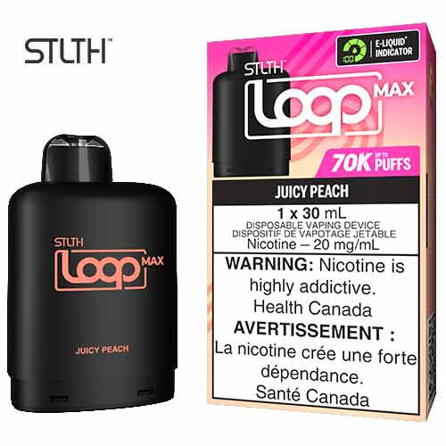 Stlth Loop Pod 70K Juicy Peach 20mg - 30ml (Provincial)