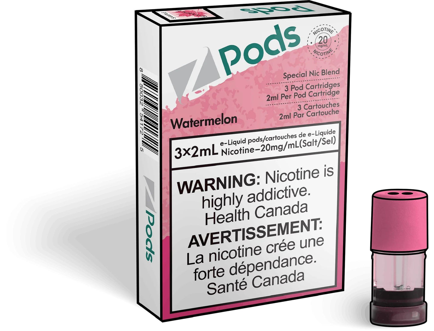 Zpods Watermelon 20mg (Provincial)