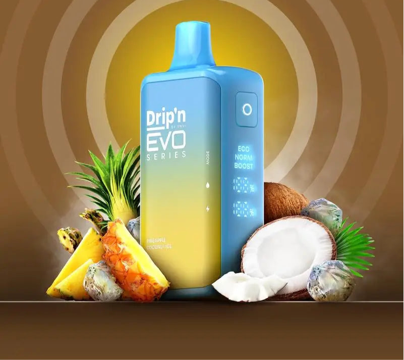 Drip’n 28K Puff Pineapple Coconut Ice 20mg Disposable (Provincial)
