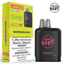 Flavour Beast LevelX Boost Pod G2 25K Watermelon G  20mg (Provincial)