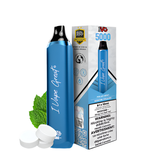 IVG 5000 Polar Mint 20mg/mL disposable (provincial)