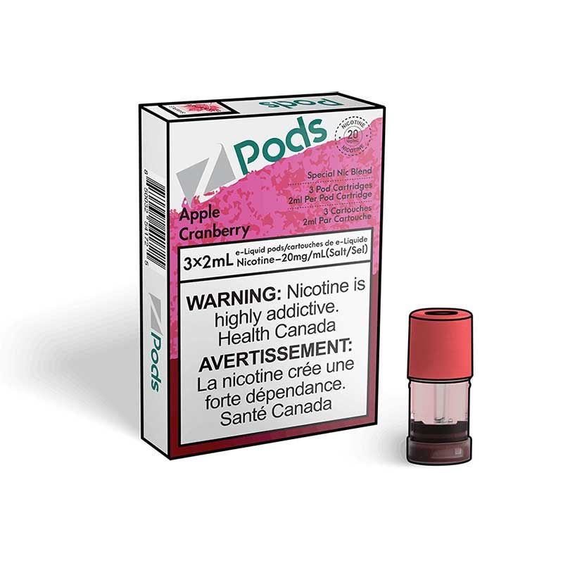 Zpods Apple Cranberry 20mg (Provincial)