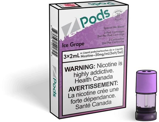 Zpods Ice Grape 20mg (Provincial)