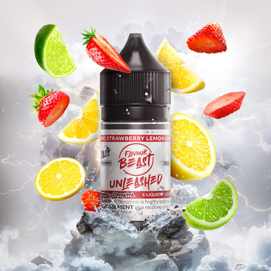 Flavour Beast E-liquid Unleashed Epic Strawberry Lemon Lime 20mg/30ml (Provincial)