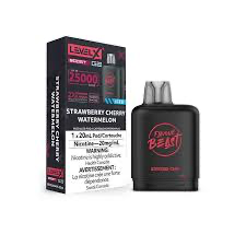 Flavour Beast LevelX Boost Pod G2 25K Strawberry Cherry Watermelon Iced 20mg (Provincial)
