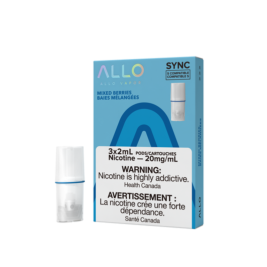 Allo Sync Mixed Berries 20mg Pods (Provincial)
