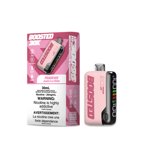 Boosted 30K Peach Ice 20mg/mL disposable (Provincial)