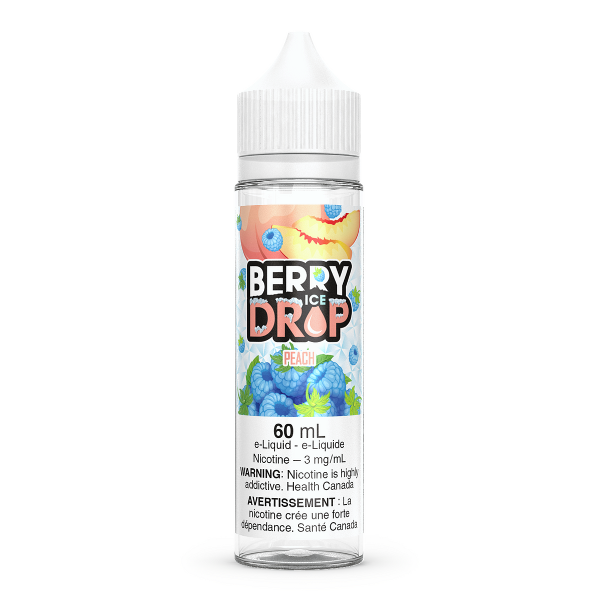 Berry Drop Ice e-liquid Peach 3mg/ml 60ml (Provincial)