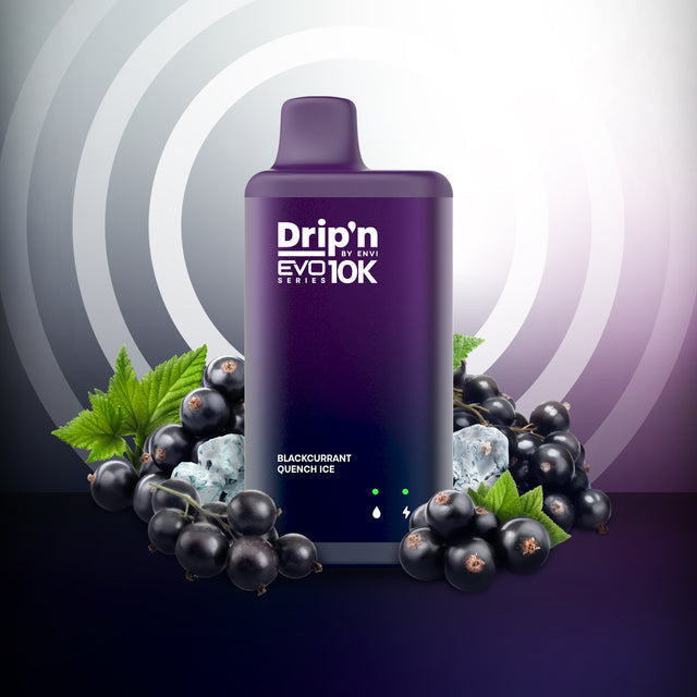 Drip’n EVO 10K Blackcurrant Quench Ice 20mg/mL disposable (Provincial)