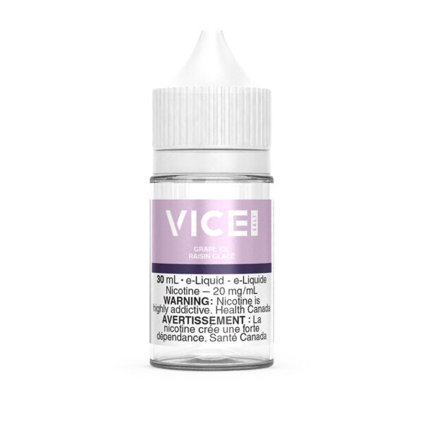 Vice Salt E-Liquid Grape Ice 20mg - 30ml (Provincial)