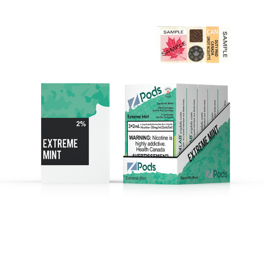 Zpods Extreme Mint 20mg (Provincial)