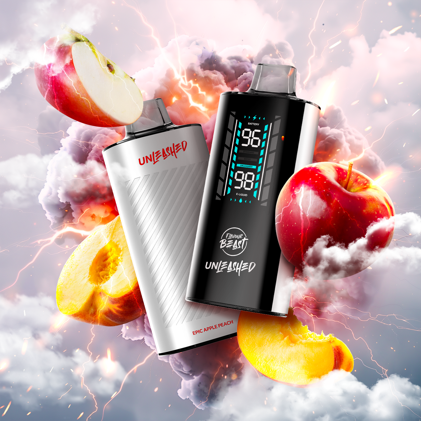 Flavour Beast Unleashed 20K Epic Apple Peach Iced 20mg disposable (Provincial)